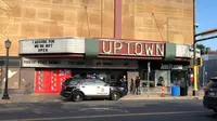 Area Uptown menjadi lokasi insiden penembakan pada Minggu pagi di Minneapolis.  (Doug Glass/ AP)