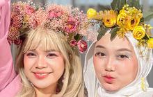 5 Potret Duo Sinta dan Jojo Tirukan Tren Makeup Douyin, Comeback Fenomenal Penuh Pesona