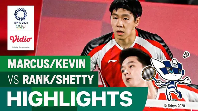 VIDEO: Marcus Gideon / Kevin Sanjaya Belum Terkalahkan di Olimpiade Tokyo 2020