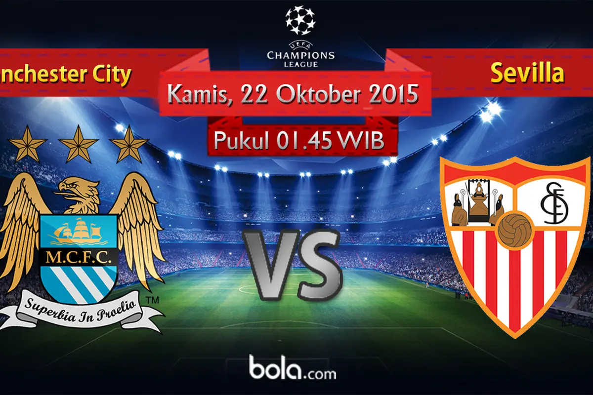 Manchester City Vs Sevilla (Bola.com/Rudi Riana)
