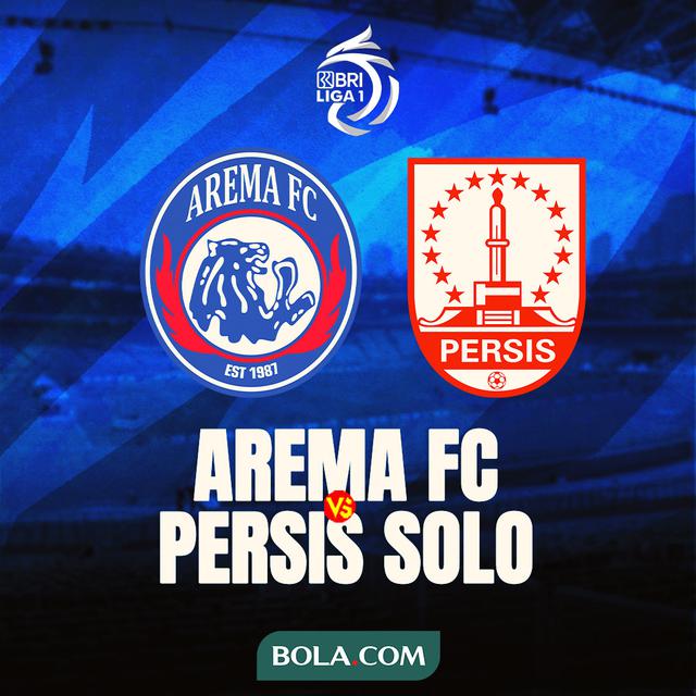 BRI Liga 1 - Arema FC Vs Persis Solo