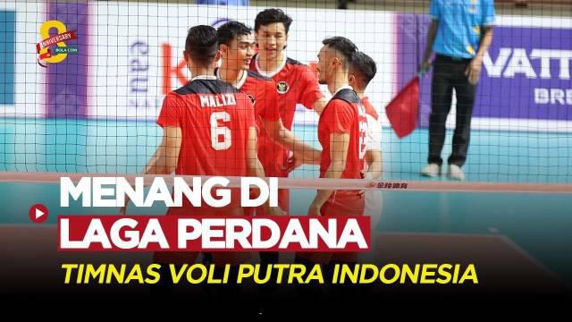 Berita Video, Timnas Voli Putra Indonesia berhasil meraih kemenangan di laga perdana SEA Games 2023 pada Rabu (3/4/2023)