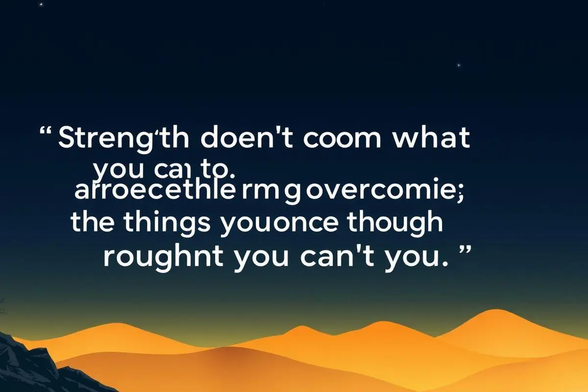 Best Quote About Strength