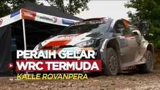 Berita Video, Kalle Rovanpera Jadi Pebalap Termuda Finlandia yang Menangkan WRC pada Minggu (17/7/2022)