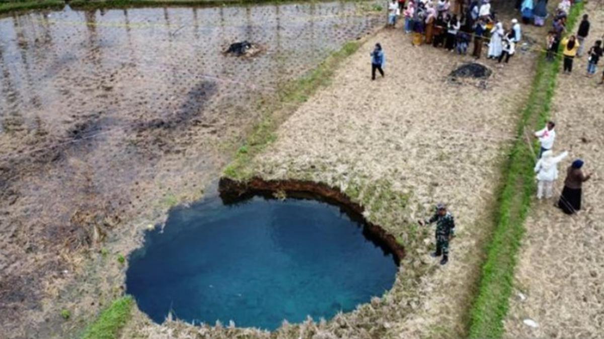 Pergerakan Tanah Terus Terjadi, Sinkhole Limapuluh Kota Dikhawatirkan Makin Melebar