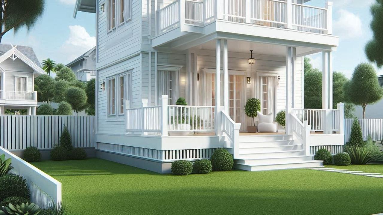 Desain RUmah Kayu 2 Lantai yang Estetik dan Adem