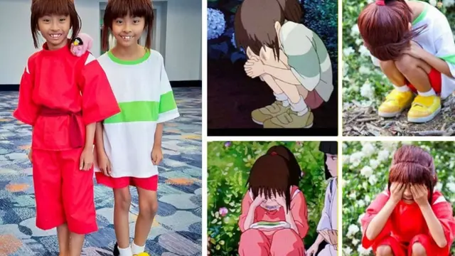 Potret Anak Kembar yang Hobi Cosplay, Pilihan Kostumnya Mengerikan