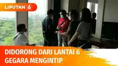 Bukan bunuh diri, jasad pemuda yang jatuh dari lantai 6 sebuah hotel di Semarang ini ternyata didorong oleh temannya sendiri. Hal ini bermula karena pelaku kesal lantaran dirinya diintip saat sedang mandi.