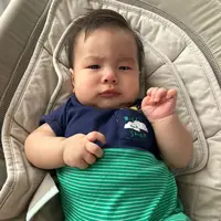 Potret Baby Elhanan yang bikin gemas (Instagram/sammysimorangkir)