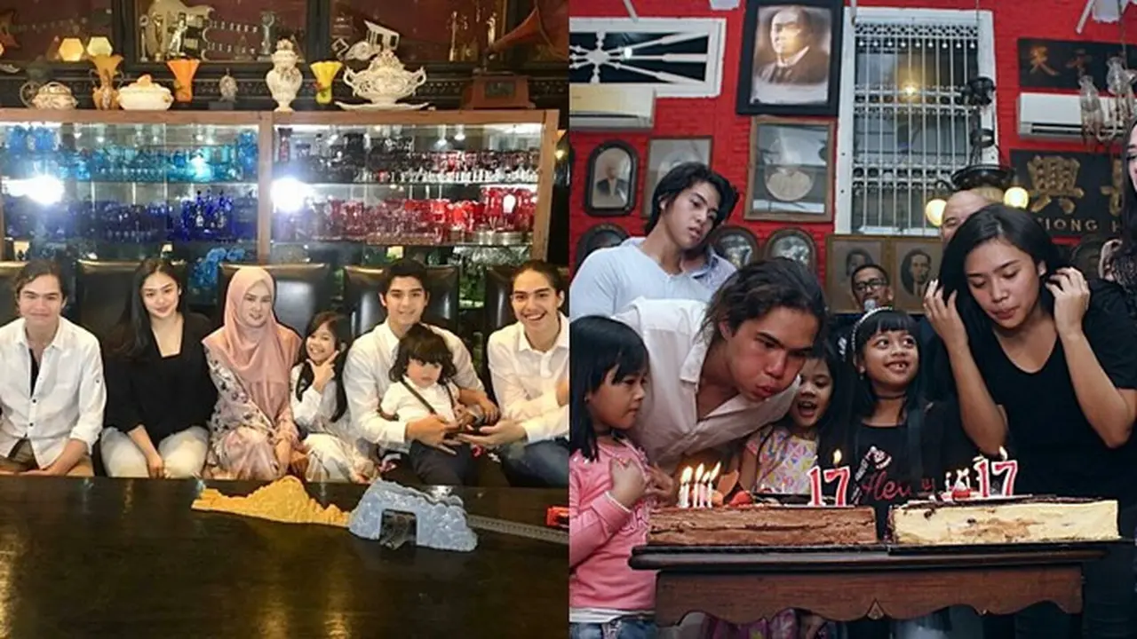 Jarang Terekspos, Ini 7 Potret Kebersamaan Al, El, Dul dan Anak Mulan Jameela