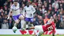 Manchester United semakin menunjukkan konsistensi dalam perburuan tiket ke UEFA Champions League musim depan. Kemenangan meyakinkan atas Aston Villa memperkuat posisi Setan Merah di papan atas klasemen. (AP Photo/Dave Thompson)