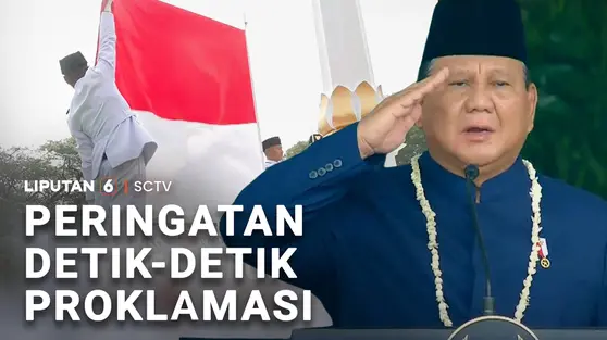 Peringatan Detik-Detik Proklamasi Kemerdekaan RI di Istana