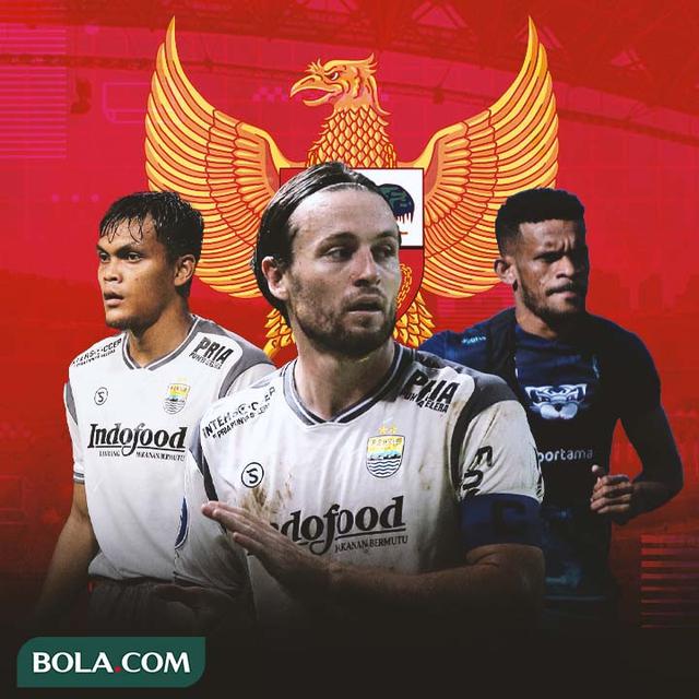 Timnas Indonesia - Rachmat Irianto, Marc Klok, Ricky Kambuaya, Persib Bandung