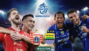 Persija Jakarta menghadapi Persib Bandung pada pekan ke-32 BRI Super League. (Bola.com/Wiwig Prayugi)