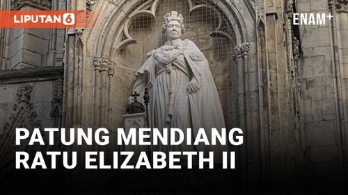 VIDEO: Raja Charles III Resmikan Patung Mendiang Ratu Elizabeth II di Gedung York Minster