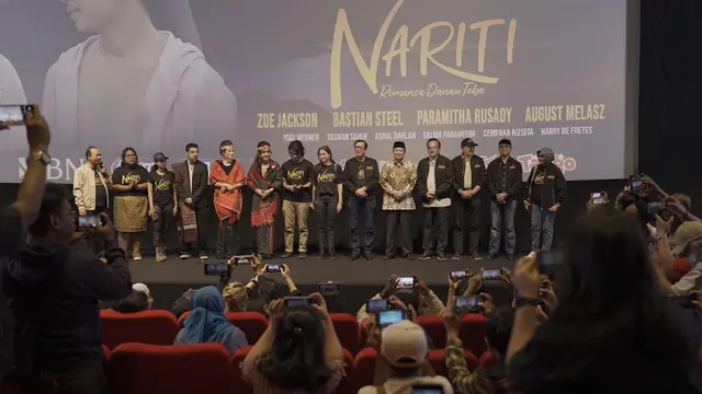 Menkumham Yasonna Laoly menyaksikan film Nariti