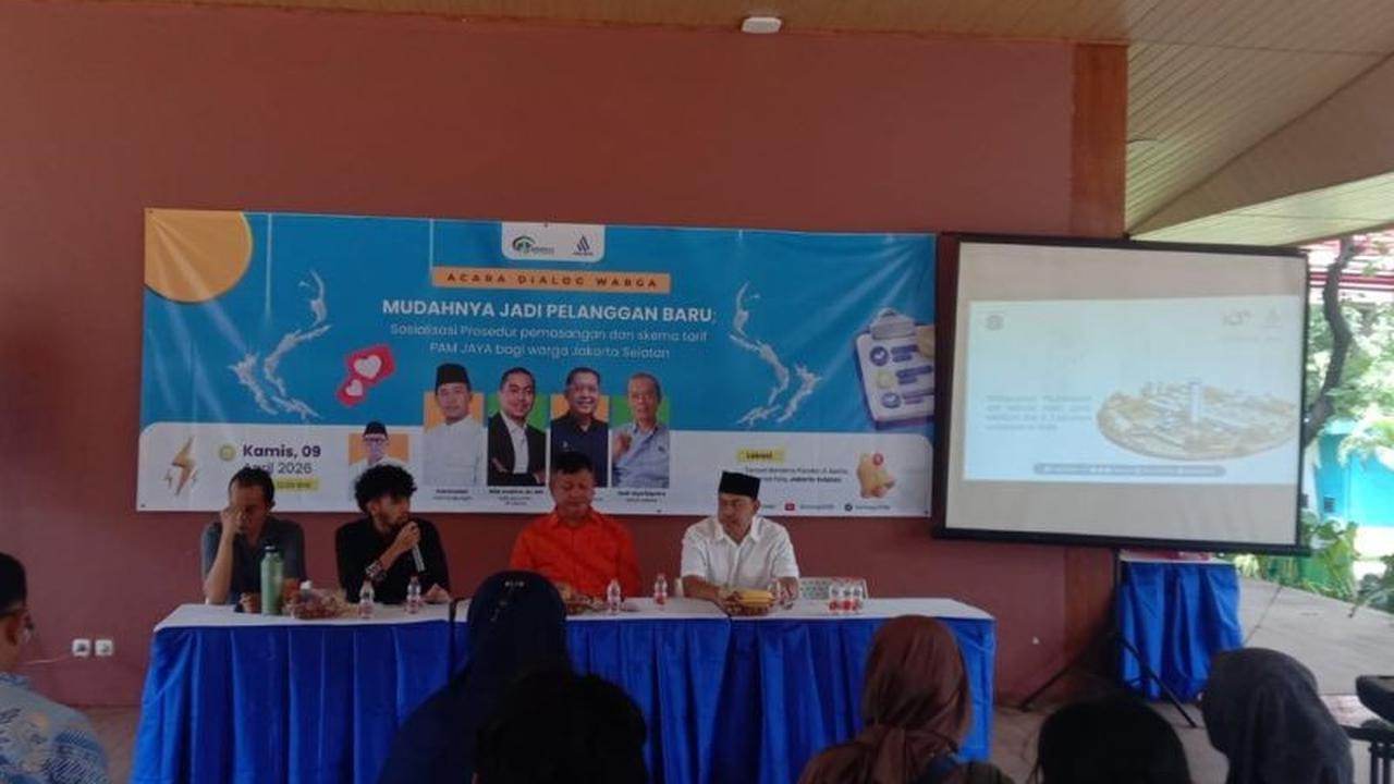 PAM Jaya Permudah Pendaftaran Air Bersih, Targetkan 100 Persen Cakupan di Jakarta