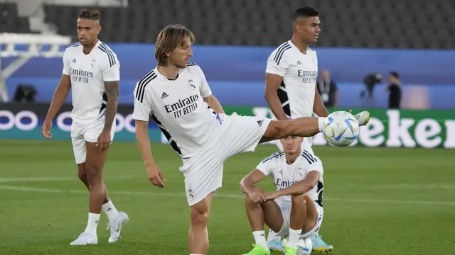 Persiapan Real Madrid Jelang Hadapi Eintracht Frankfurt di Piala Super Eropa 2022