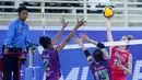 Kemenangan ini memperkokoh posisi JPE dalam persaingan papan atas klasemen, setelah pada laga seri pembuka di Pontianak pekan lalu, sukses meraih kemenangan atas Jakarta Electric PLN dengan skor 3-2. (Dok. PBVSI)