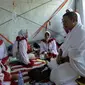 Menteri Agama (Menag) Lukman Hakim Syaifuddin memantau kondisi jemaah dan fasilitas pendingin udara, tenda, dapur hingga fasilitas kesehatan.