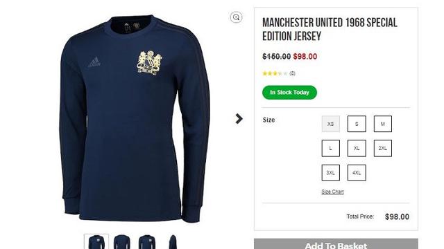 Jersy MU Spesial 1968