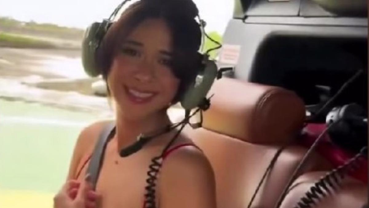 Penampilan Elegan Nana Mirdad Saat Dijemput Andrew White Naik Helikopter di Hari Ulang Tahun