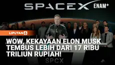 Elon Musk resmi mencatatkan namanya dalam sejarah sebagai orang pertama di dunia yang memiliki kekayaan lebih dari USD 1 triliun. Lonjakan kekayaan tersebut terjadi setelah perusahaan antariksa miliknya, SpaceX, melakukan debut di bursa saham pada Ju...