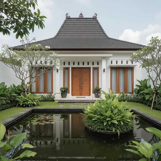 9 Model Rumah Sederhana tapi Mewah dengan Atap Limasan Modern, Perpaduan Elegan