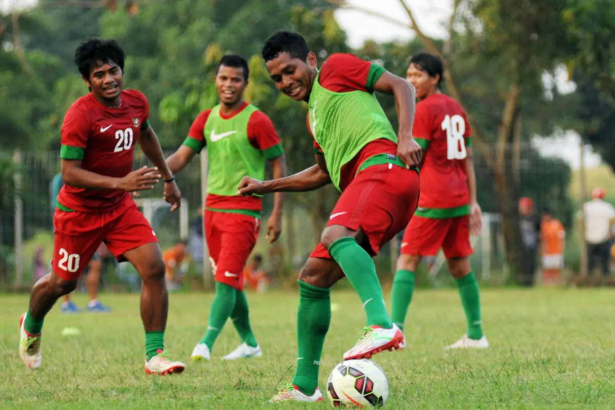 Latihan Timnas Indonesia U-23