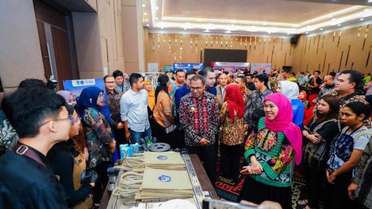 Tefa Kopi SMKN 1 Turen Curi Perhatian di Misi Dagang Jatim-NTT, Ratusan Cup Ludes Terjual