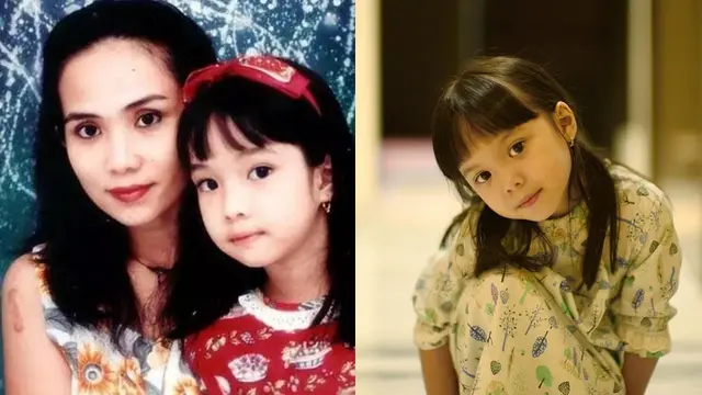 Foto Masa Kecil Artis dan Anak Mirip Banget