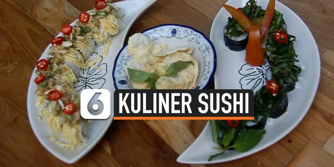 VIDEO: Kuliner Shusi Sundanese Perpaduan Jepang dan Sunda
