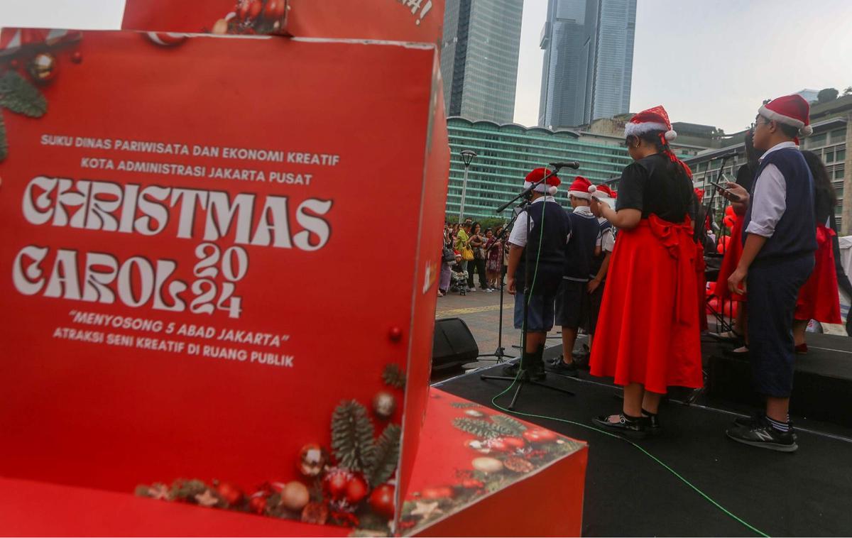 Semarak Christmas Carol Sambut Perayaan Natal di Jakarta