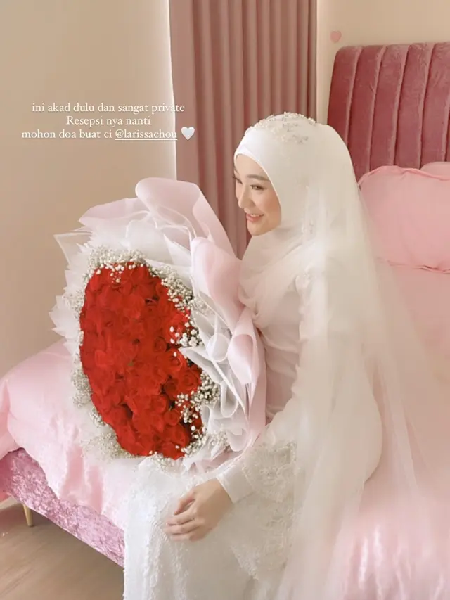 Akad Nikah Larissa Chou dan Ikram Rosadi