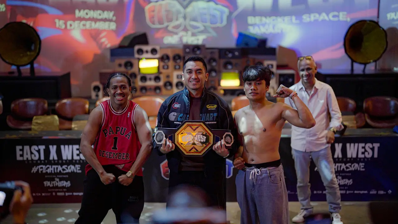 Jumpa pers East X West Combat Sports Festival
