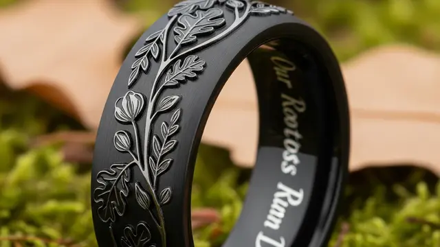 Trend Model Cincin Nikah Hitam 2025