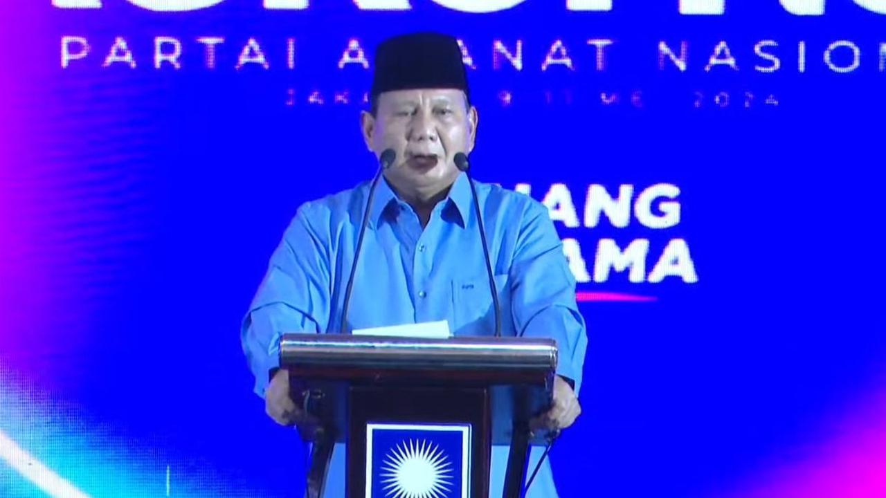VIDEO: Prabowo Jawab Doa Politik PAN Minta Tambah Jatah Menteri "Masuk Itu Barang"