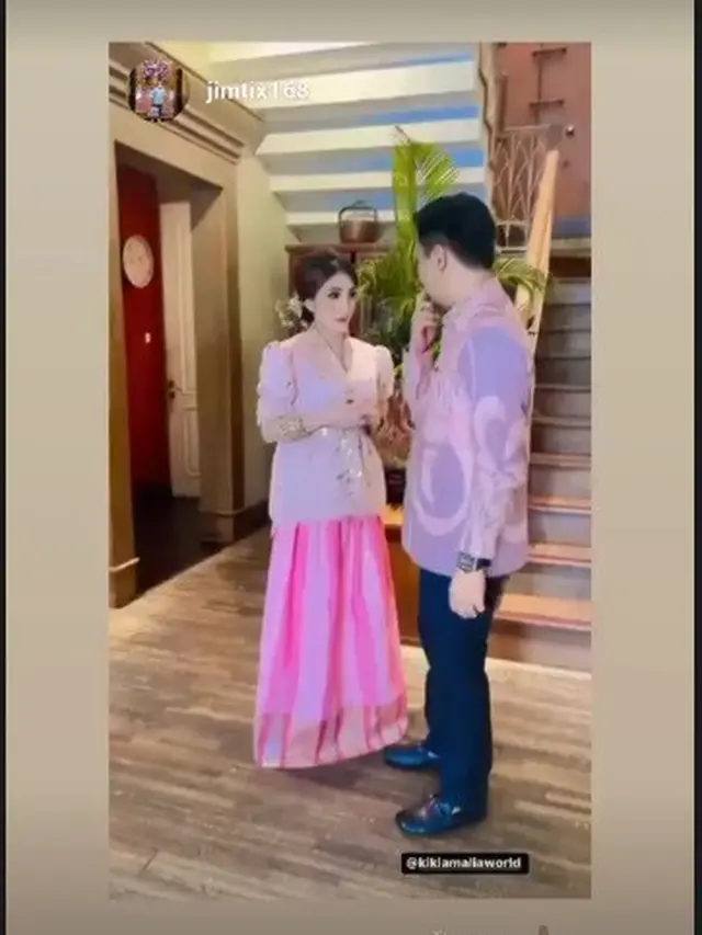 Kiki Amalia dan Agung Nugraha gelar acara lamaran (Foto: Instagram jimtix168)