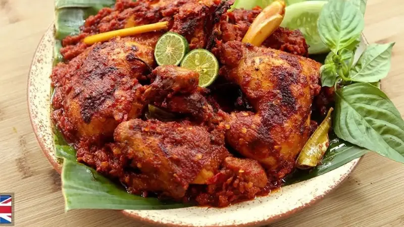 Resep ayam bakar bumbu rujak Chef Devina