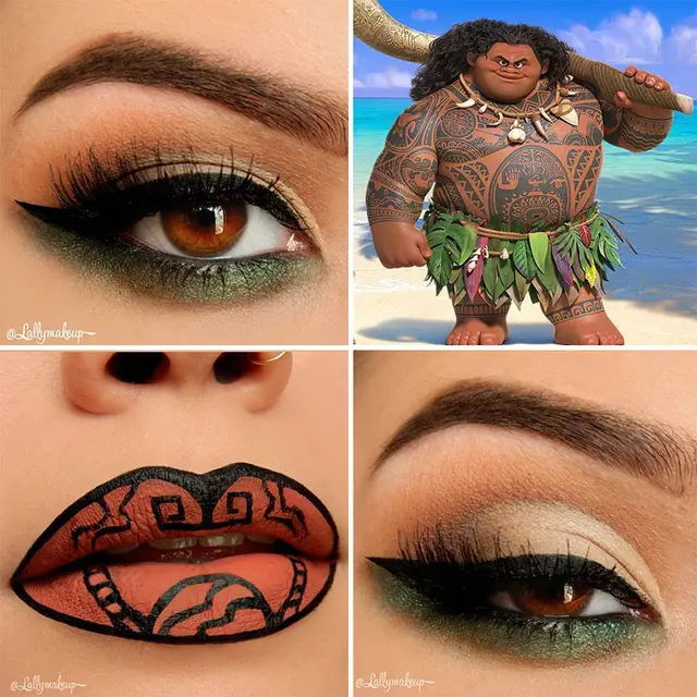 7 Potret Makeup Bibir dan Mata yang Terinspirasi Karakter Disney