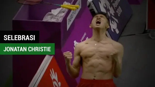 VIDEO: Selebrasi Jonatan Christie Buat Satu Istora Histeris
