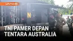 Tentara Nasional Indonesia (TNI) dan Australian Defence Force (ADF) berkolaborasi dalam simulasi penyediaan air bersih bagi warga terdampak bencana di Bayah, Kabupaten Lebak, Banten.