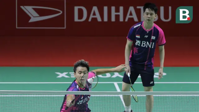 Foto: Melihat Aksi Come Back Gemilang Marcus/Kevin atas Ganda Malaysia yang Loloskan Minions ke Semifinal Daihatsu Indonesia Masters 2022