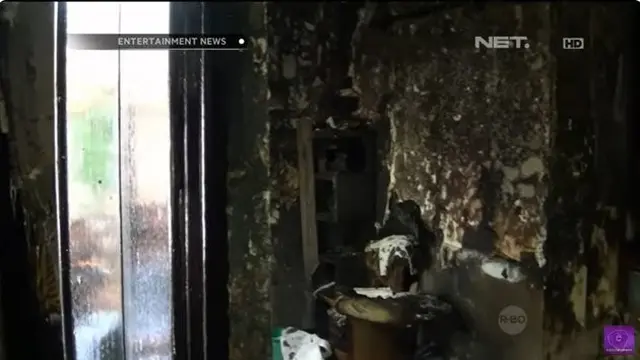 Potret Kebakaran Rumah Umi Pipik (YouTube/Net Entertainment News)