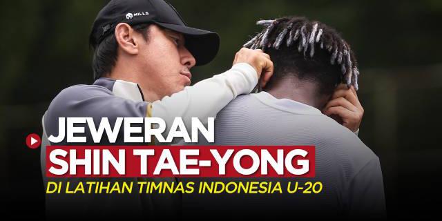VIDEO: Shin Tae-yong Jewer hingga Tendang Pemain Timnas Indonesia U-20 Ini