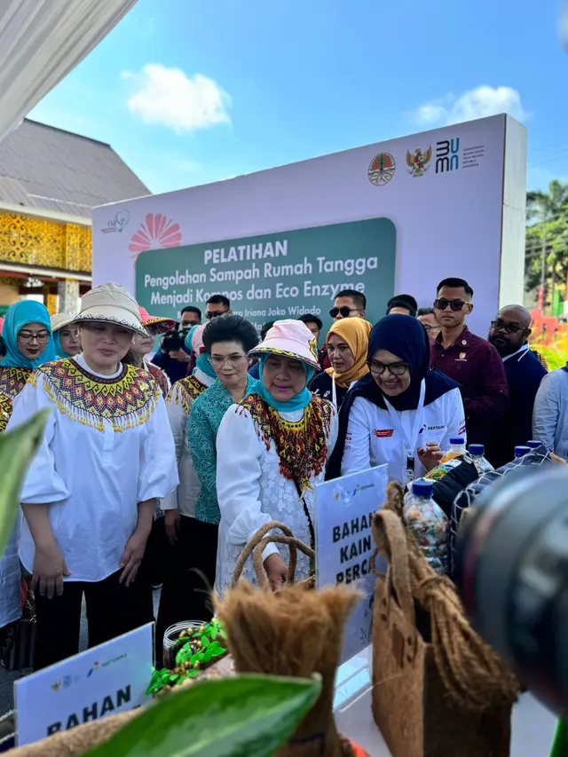Sampah Jadi Berkah di Tangan Pelaku UMKM, Program TJSL Pertamina Dapat Pujian Ibu Negara