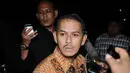 Anggito diperiksa Rabu (19/03/14), terkait masalah operasional pengadaan akomodasi haji (Liputan6.com/Helmi Fitrhiansyah)