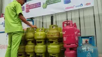Gas Elpiji subsidi yang diperuntukkan bagi warga miskin dan pengusaha mikro (Liputan6.com / Nefri Inge)