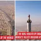 Aksi Pramugari Emirate Panjat Puncak Gedung Burj Khalifa untuk Iklan Curi Perhatian (sumber: Instagram/emirates)