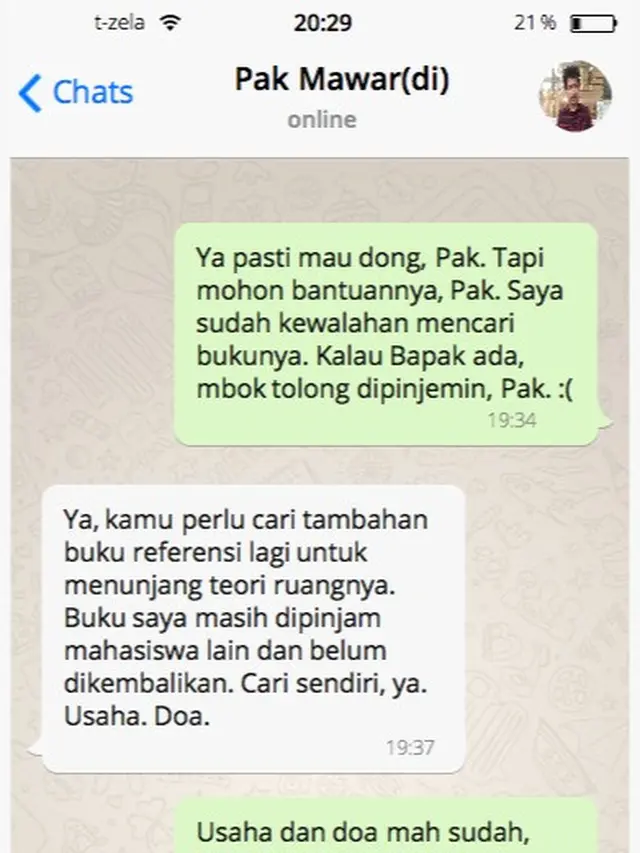 6 Chat Lucu Mahasiswa Merayu Dosen Pembimbing Skripsi, Kocak Banget